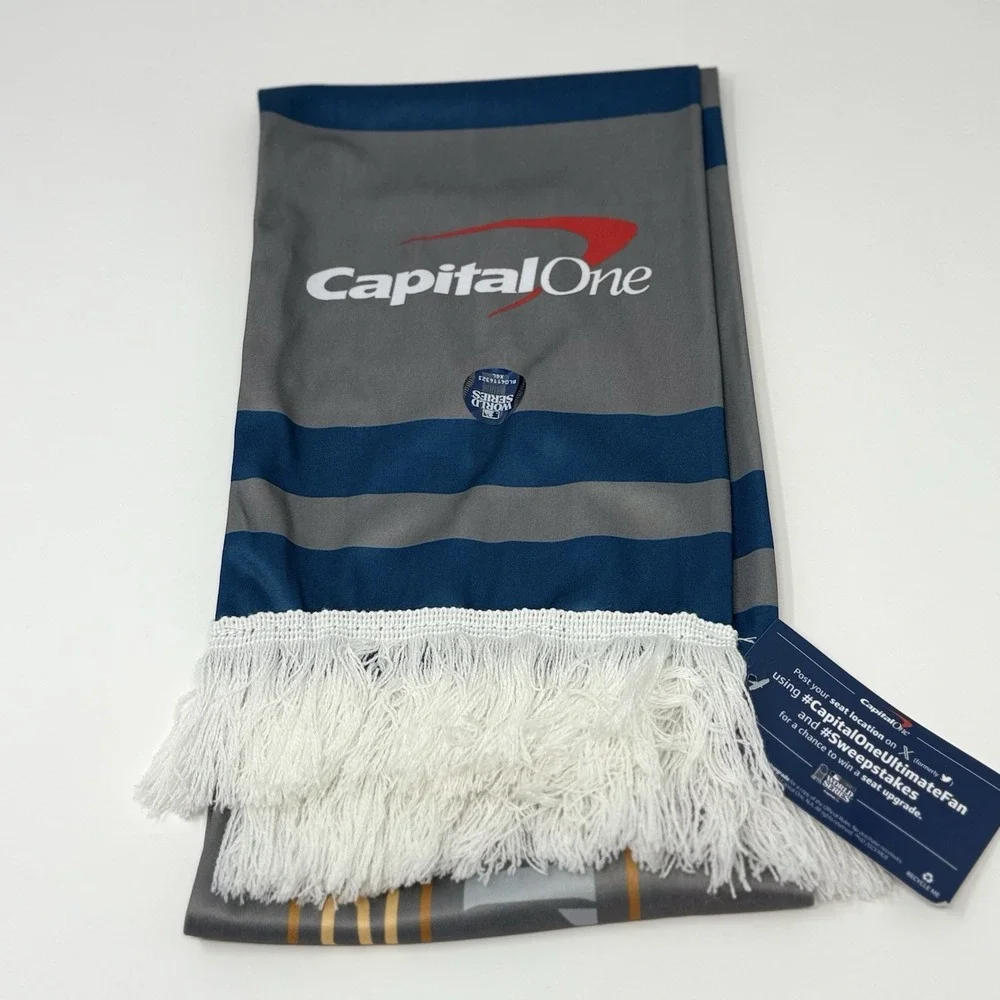 MLB AUTHENTICATED 2023 WORLD SERIES SCARF FROM DBACKS RANGERS GAME 3 CHASE FIELD